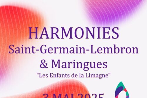 CONCERT Harmonies SAINT-GERMAIN-LEMBRON & MARINGUES – samedi 3 MAI