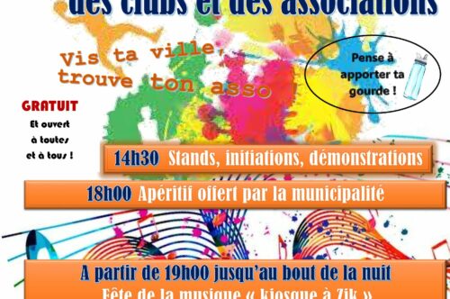 Le 21 juin – Fête des enfants, des clubs et des associations