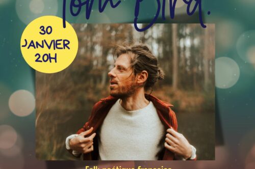 Concert Tom Bird – le 30 janvier 2026 à 20h00 à la LICORNE
