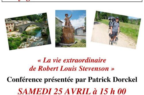 ASPAL – conférence « La vie extraordinaire de Robert Louis Stevenson » – samedi 25 avril à 15h00 – Salle A de la mairie