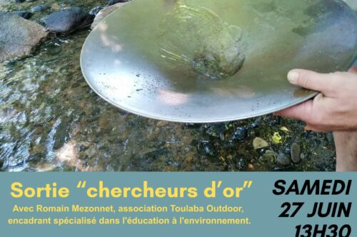 Sortie « chercheurs d&rsquo;or » – samedi 27 juin 2026 – 13h30 à la LICORNE de ST GERMAIN LEMBRON