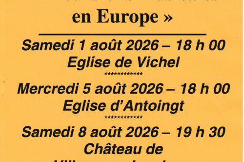 35ème semaine musicale du Lembron « Excursions musicales en Europe »
